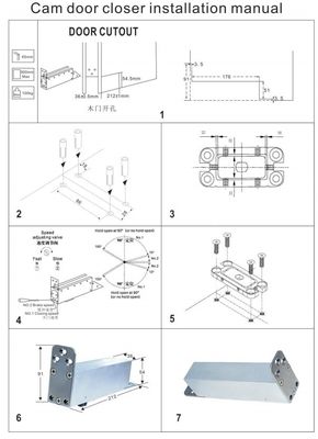 アルミ ホテル ドア 隠し 水力 ドア 閉じる ハンジ 隠し 床 春 TK-H013M