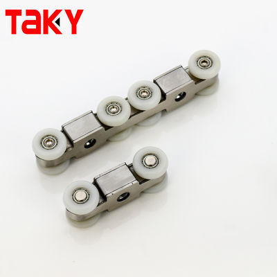 木製のドア スライディングホイール ローラー クローゼットフィッティングシステム スリバーと8.5cm*11cmサイズ