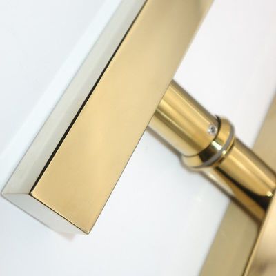 ステンレス スチール シャワー ガラス ドア ハンドル で 浴室 に 金 の 触り を 添え
