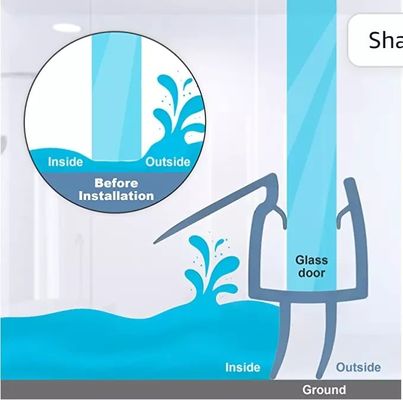 ロング リフト 機能 PVC プラスチック シャワー ドア 下部 シール ストライプ 現代の浴室