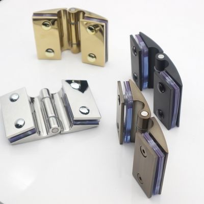 835gの重量ガラスからガラスのシャワードアヒンジ 4色