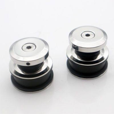 8-12mm フレームレスガラスドア スライディングミラー ホテルの浴室とクローゼットのための倉庫ドアキット