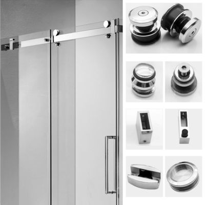 80-120kg 負荷帯 フレームレス スライディングガラスドア ハードウェア 浴室用品