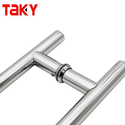 16"重用H型スライディングドアハンドル 双面クロムプッシュプルドア