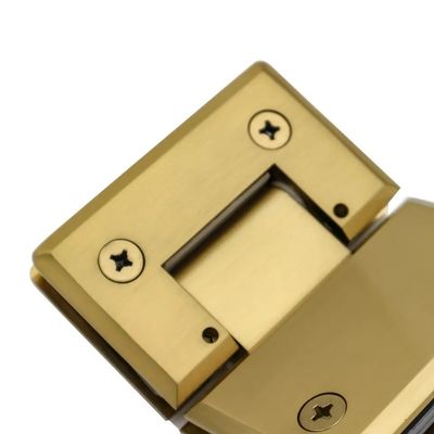 安全 ドア 閉じる 8-12MM ガラス ブラシ 金 シャワー フレームレス ガラス ドア ピボット ヒンジ