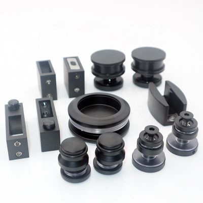 デザイン 折りたたみガラス 納屋ドア ステンレス スライディングシステム 普通の仕上げ サテン/ポーリング