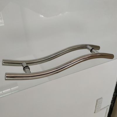 1000mm ロング オーダーメイド 双面ガラス ドア 引く ハンドル モダン デザイン スタイル