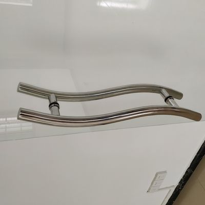 1000mm ロング オーダーメイド 双面ガラス ドア 引く ハンドル モダン デザイン スタイル