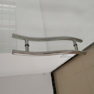 1000mm ロング オーダーメイド 双面ガラス ドア 引く ハンドル モダン デザイン スタイル