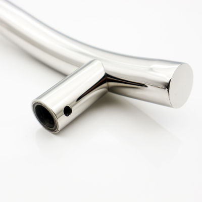 200*200*19*1.0mm 長 黒 仕上げ ホテル ガラス スライディング ドア 片側シャワー ハンドル