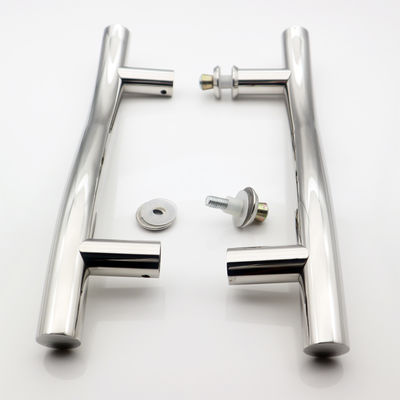 200*200*19*1.0mm 長 黒 仕上げ ホテル ガラス スライディング ドア 片側シャワー ハンドル