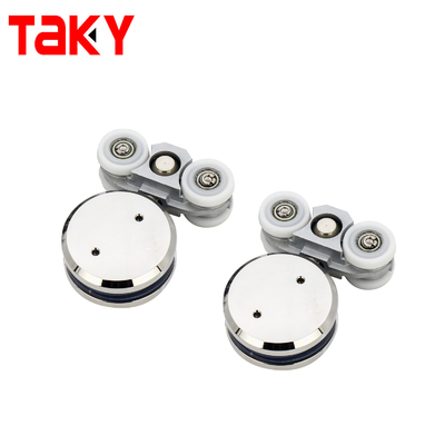 強化ガラス引き戸用ローラー 50kg+ 耐荷重