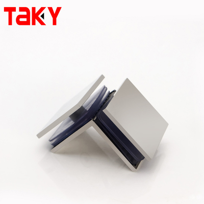 304 ステンレス 鋼 90 度 フレームレス ガラス コーナー クランプ