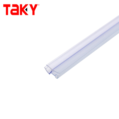 フレームレスPVCシャワードアボトムシールストリップ 10mm 透明