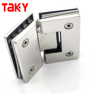 シャワードア 135度 スクエアガラススクリーンヒンジ 自動閉鎖ヒンジ