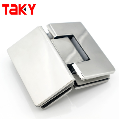 シャワードア 135度 スクエアガラススクリーンヒンジ 自動閉鎖ヒンジ