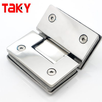 シャワードア 135度 スクエアガラススクリーンヒンジ 自動閉鎖ヒンジ