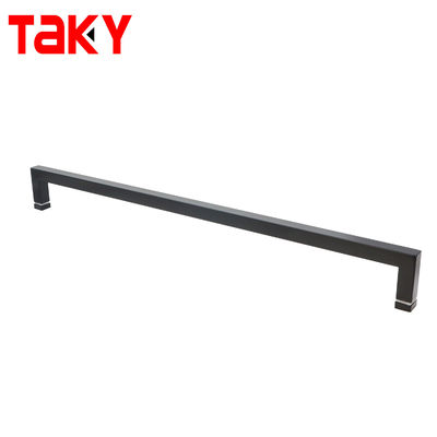 ステンレススチールブラックスクエアバスルーム片面タオルバードアプルハンドル