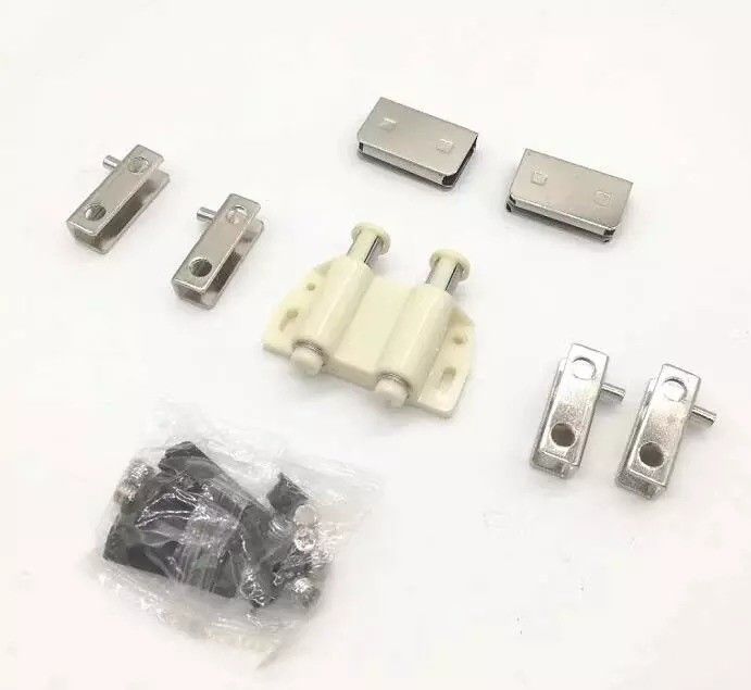 滑らかに動作するガラスドアピボットヒンジセットと磁気キャッチロック PSS/SSS仕上げ