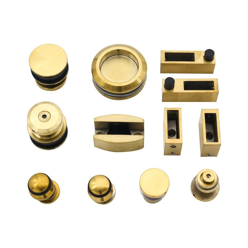 304 ステンレス フレームレス スライディング ドア ハードウェア