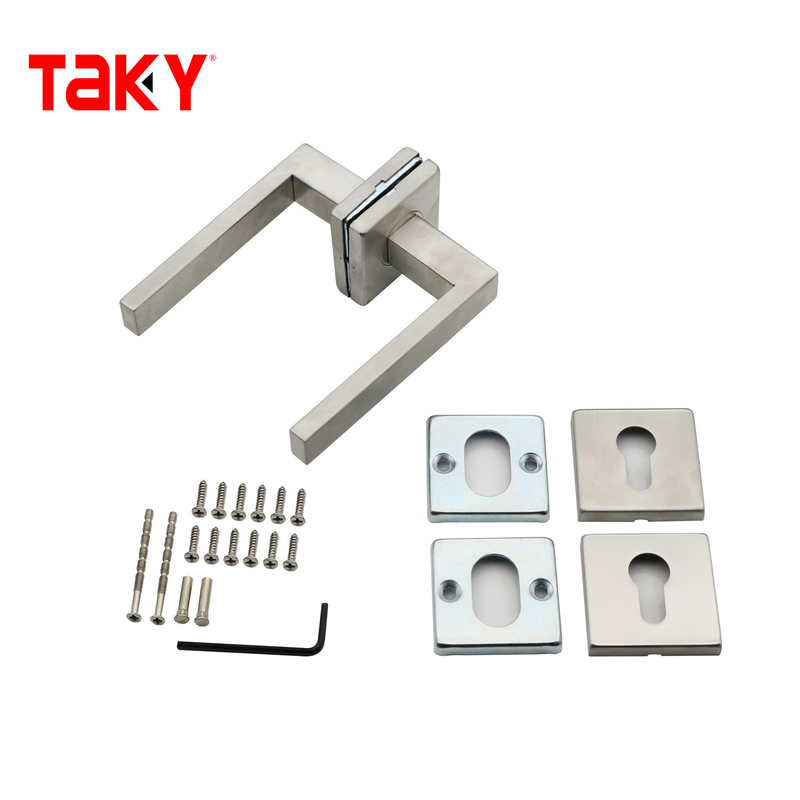 カスタム ステンレス スチール シャワー ガラス ドア ハンドル モダン デザイン