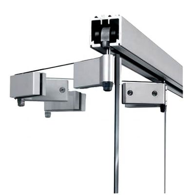 お買い得 フレームのないガラス折りたたみの扉のスライドガラスハードウェアフィッティング オンライン