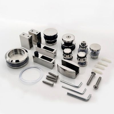 お買い得 フレームレス ガラス スライディング 納屋 シャワー ドア ハードウェア キット ホーム ホテル オフィス ビラ バスルーム オンライン