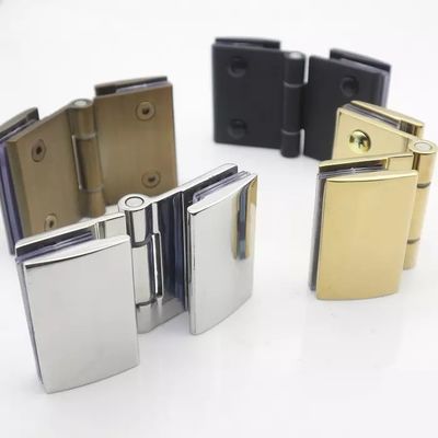 お買い得 フレームレス ステンレス鋼の四角形シャワーヒンジ ポーランドの汚れ 黒いガラスドア オンライン