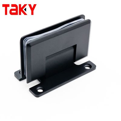 お買い得 現代Hプレート浴室 90度 壁にマウント フレームレス ガラス シャワースクリーン ドア ピボットヒンジ オンライン