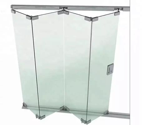 お買い得 亜鉛合金 ガラス ハードウェア スライディング 折りたたみ フレームレス ガラス システム 内側 二重ドア オンライン