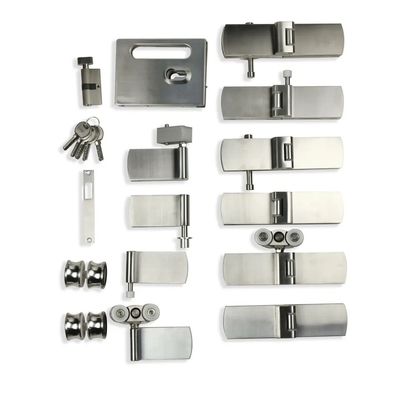 お買い得 サテン/ポーランドの仕上げ 折りたたみガラス スライドドア オフィス用ガラスパーティションハードウェア オンライン