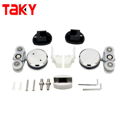 お買い得 現代のシャワールームシステム設計スタイルアクセサリーのためのガラスフレームレスドアフィッティング オンライン