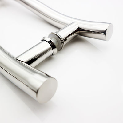 200*200*19*1.0mm 長 黒 仕上げ ホテル ガラス スライディング ドア 片側シャワー ハンドル