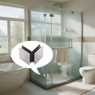 お買い得 304 ステンレス 鋼 90 度 フレームレス ガラス コーナー クランプ オンライン