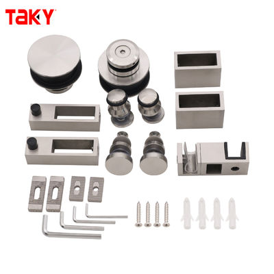 お買い得 ホットセラーフレームレスシャワールームアクセサリーフィッティングスライドガラスドアシステムキット オンライン