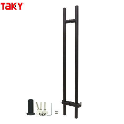 お買い得 シャワーや家庭用用のモダンスタイルのステンレス鋼H型ロックガラスドアハンドル オンライン