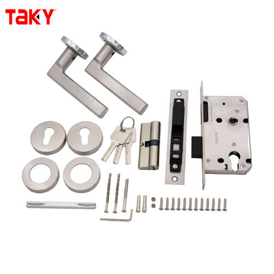 お買い得 モダンなデザインのステンレス鋼 L 字型ドアハンドルロック内部木製ドアハンドル オンライン