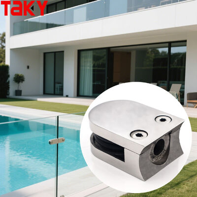 お買い得 ステンレス鋼316 ガラスクランプ 8～12mm強化ガラス用 フレームレスデザイン オンライン