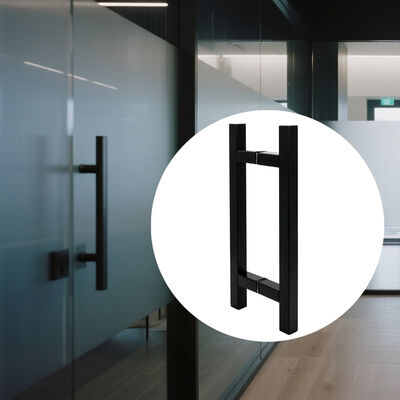 お買い得 モダン SS304 ステンレス鋼シャワールームガラスドアハンドル、サイズ 203*203*19*1.0mm、ポリッシュ仕上げ オンライン