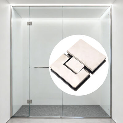 180度開きステンレス鋼304 8-12mm 厚さのガラスのためのフレームレスシャワーヒンジ