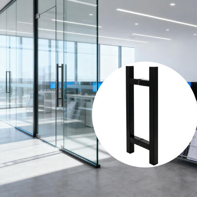 ホテル用のステンレス鋼のプッシュ プル ドア ハンドル商用グレードのモダンなデザイン H 形