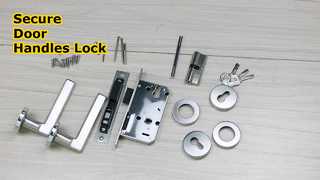 ロック付きドアハンドル